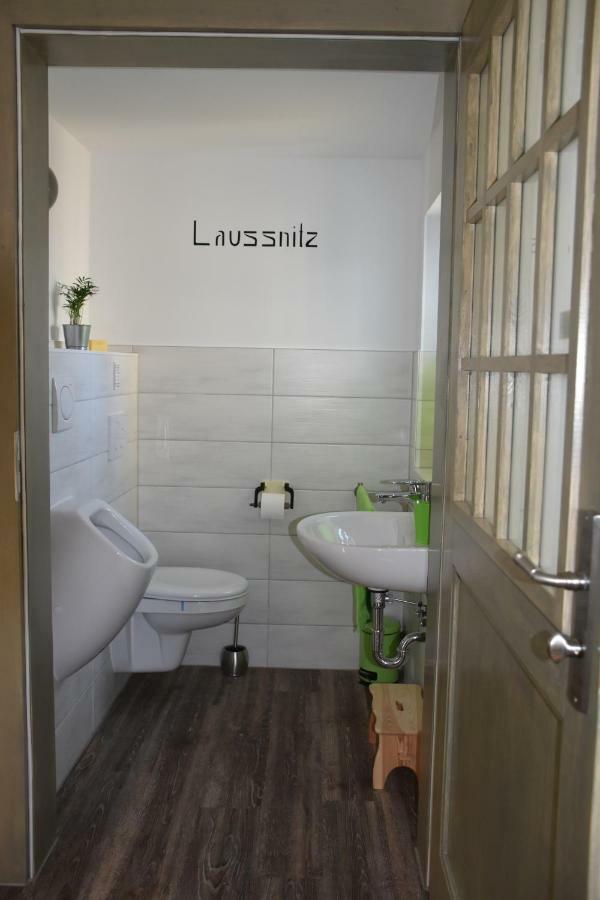 Bahnhof Laussnitz Apartment Bagian luar foto