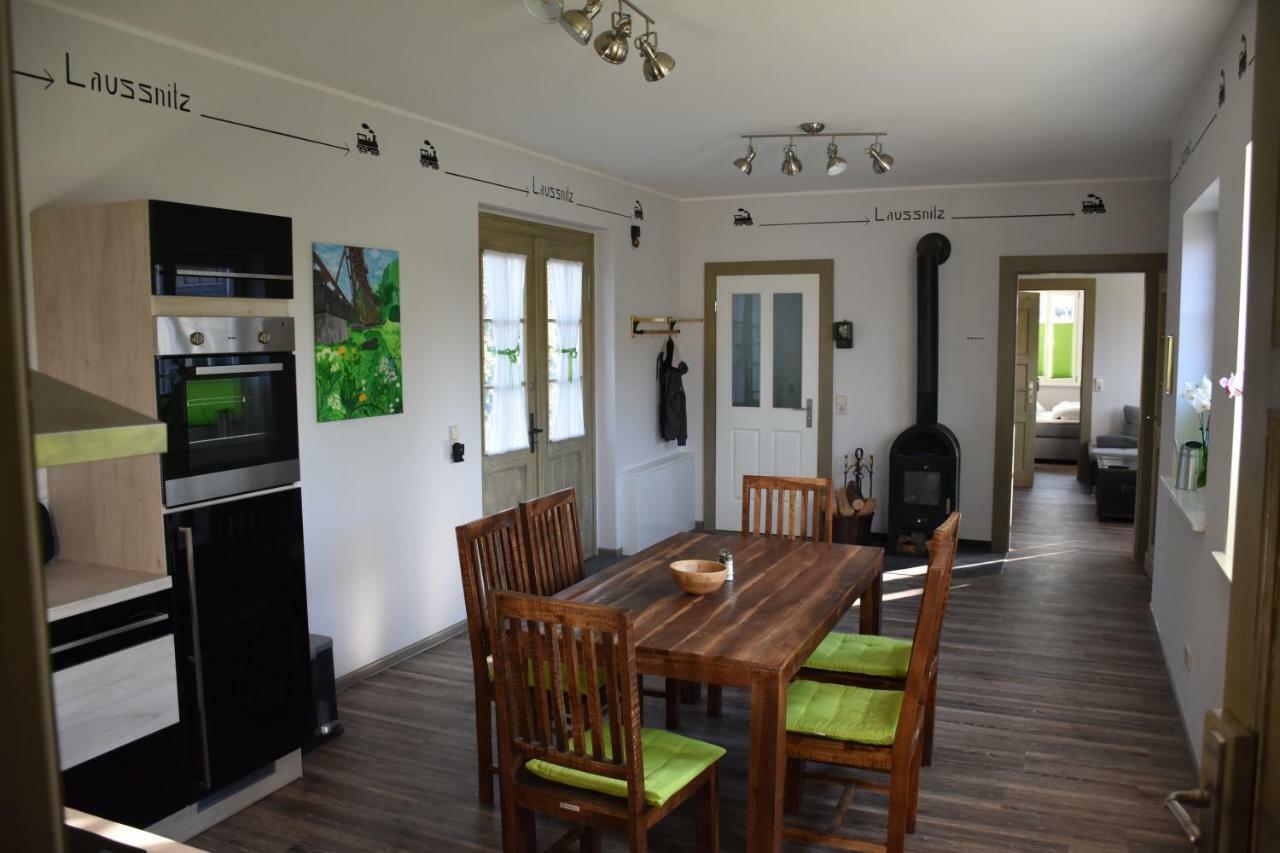 Bahnhof Laussnitz Apartment Bagian luar foto