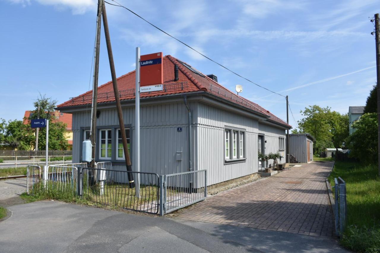 Bahnhof Laussnitz Apartment Bagian luar foto